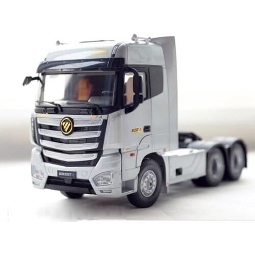 1/24 Scale Foton Original Auman Diecast Alloy Tractor Truck Model Toy Decoration Souvenir Adult Collection Gift Display Ornament