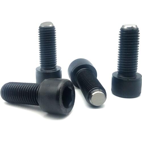 1pcs M16 Allen cup head angle seat type lock bead positioning screw no spring ball plunger bolt black color 40mm-80mm long