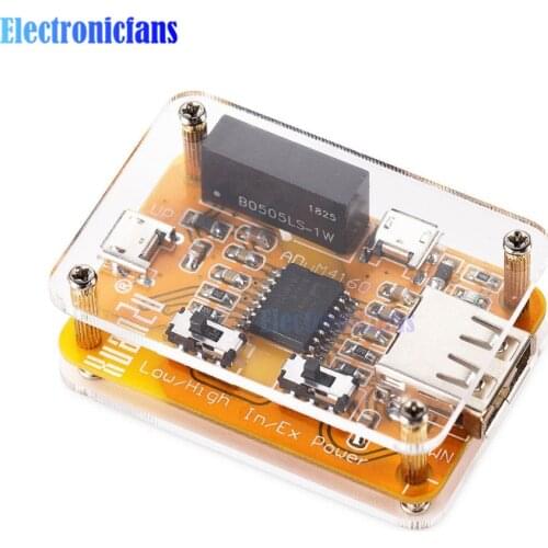 1500V ADUM4160 USB to USB Isolator Module Signal Digital Safety Isolation Line Protector Audio Noise Eliminator Module with Case