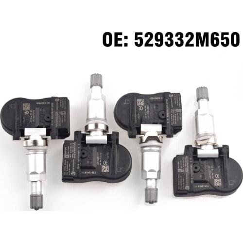 4 PCS Car Tire Pressure Monitor Sensor TPMS 529333N100 529332M650 for Hyundai i25 KIA K5 K4
