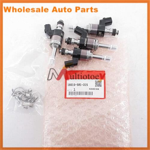 4PCS New Fuel Supply Injector for Honda Fit 1.5L 2015-2019 Replacement 16010-5R1-315 16010-5R1-305 16010 5R1 315 160105R1315