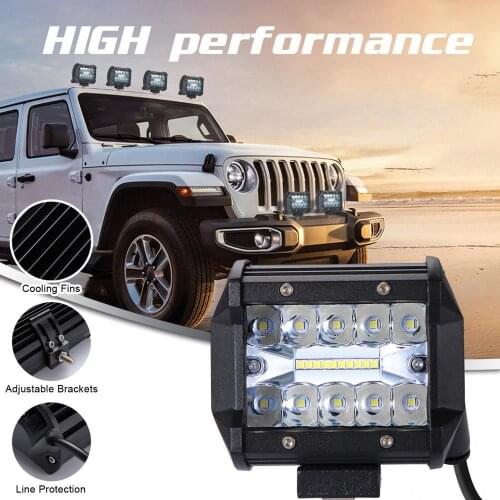 45% Hot Sales!!! 4 inches 200W High Brightness Triple Row Spot LED Car Working Lamp Fog Light