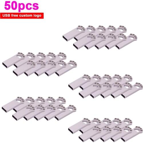 50pcs/lot Usb Flash Drive 8gb 16gb 4g Pen drive 64gb Customize128gb flash memory stick Multifunctional pendrive For photography