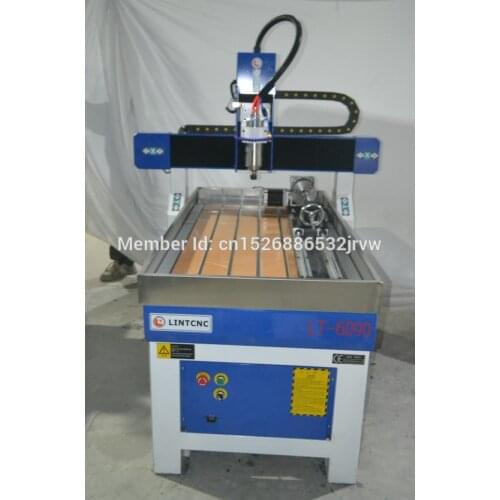 3.0kw spindle 6090 cnc router 3d mini milling machine 4 axis wood cnc router 9060