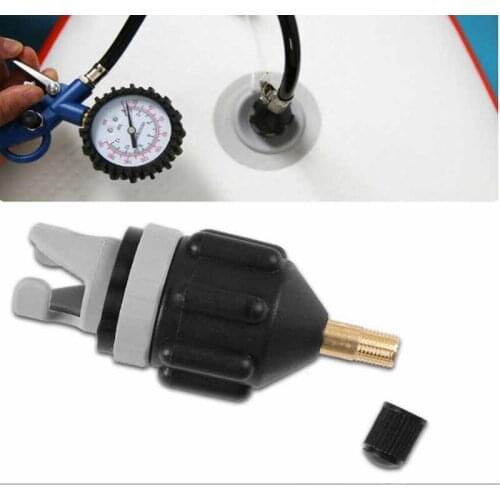 Inflatable Boat SUP Pump Adaptor Standard Schrader Conventional Air Pump Air Valve Adapter Spoke Plate Attachment