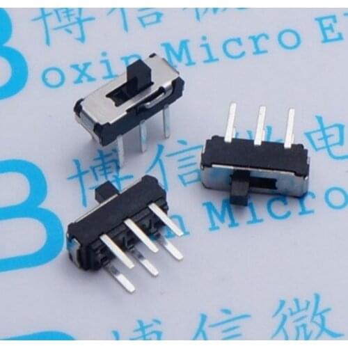 Free Shipping 50 Pcs MSS-22D18 DIP six-foot line MSS22D18 (2P2T) 6P Stubbs slide switch power switch