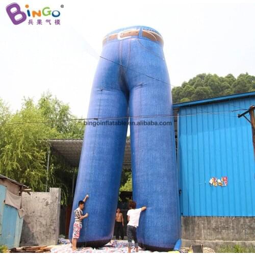 Free Postage 8mH giant inflatable jeans for products promotion / inflatable pants model / blue trousers balloons toys