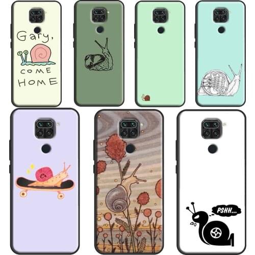 Cartoon Animal Snail Soft Case For Xiaomi Redmi Note9 Pro Note8 Pro Note 9S 8T 7 Cover For Redmi 9C 9 9A Case
