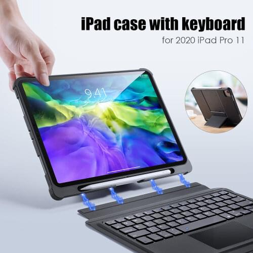 Magic Keyboard Case For 2020 iPad Pro 11 For 2018 iPad Pro 11 inch Bluetooth Wireless Keyboard Magnetic Cover with Touchpad