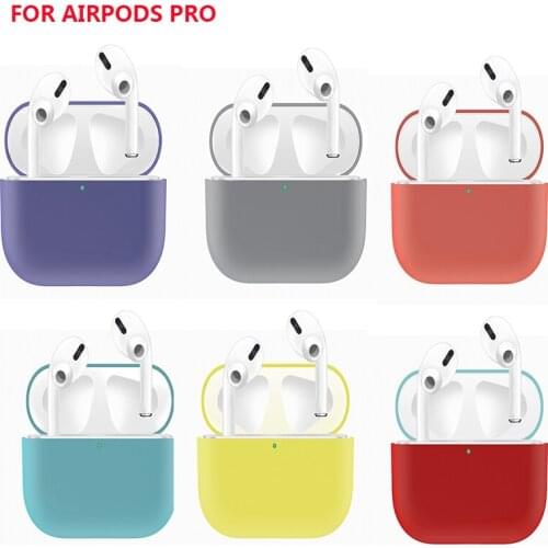 For AirPods Pro 2019 Case Silicone Slim Shockproof Wireless Bluetooth Earphones Cover For Air Pods Pro Airpods 3 Case Soft