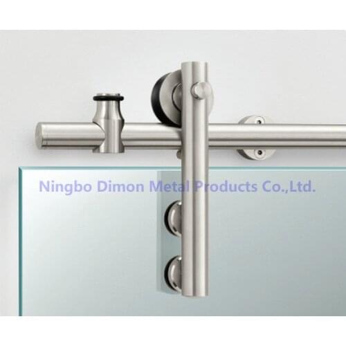 Dimon Stainless steel door hardware glass sliding door hardware hanging wheel high quality sliding door hardware DM-SDG 7001