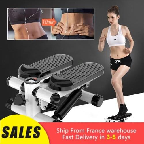 Hydraulic Stepper With Extenders Abdominal Device Home Fitness Equipment Lose Weight Slimming Leg With Resistance Bands HWC