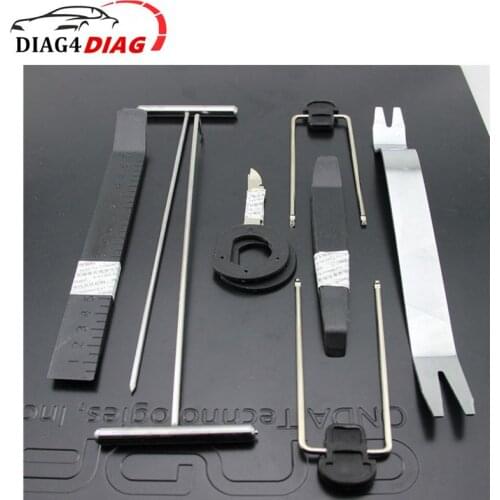 Door Dashboard Panel Disassembly Pry Tools Stainless Steel Rocker Use for DVD Navigation Car Audio Car Clip Removal Kits