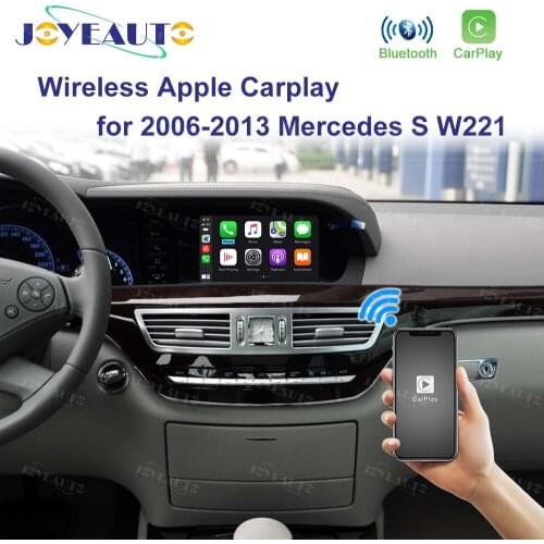 Joyeauto Wireless Apple Carplay for Mercedes S Class W221 2006-2013 Android Mirror Car play Adapter Support Dynamic Guidelines