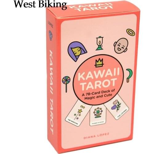 Kawaii Tarot 78 Cards Deck of and Cute Full English Oracle Card Family Party Board Game Divination Fate Tarot Card