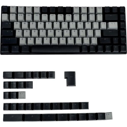 Doubleshot OEM Profile Dolch PBT ANSI ISO Backlit Keycaps Suitable For 87 61 84 68 AK33 Ducky SF GK64x GK61x FC660M