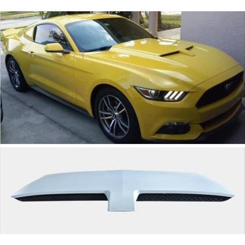 ABS/Carbon Fiber Front Bumper Engine Hood Vent Cover Decorative Fits For Ford Mustang 2015 2016 2017