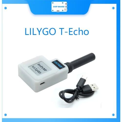 LILYGO® T-Echo NRF52840 SX1262 433 / 868 / 915MHz Module LORA GPS 1.54 E-paper BLE NFC for Arduino