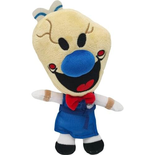 New 20cm Game Ice Scream Rod Plush Toy Cartoon Horror Figure Dolls Stuffed Soft Toys for Kids Funny Halloween Christmas Gifts
