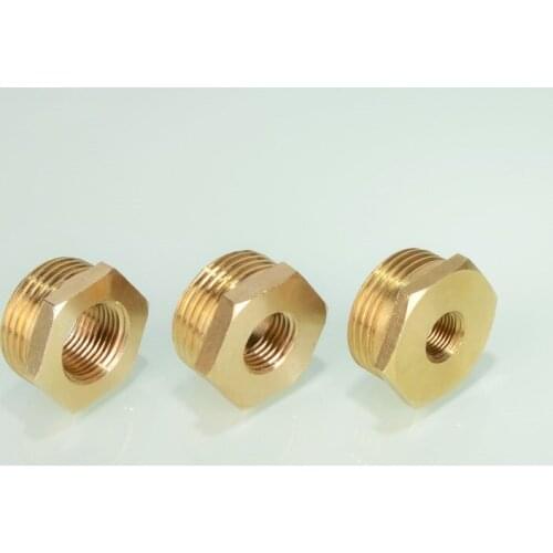 BSP Male to Female Brass Hose Fitting Hex Reducer Bushing Coupler Connector Adapter