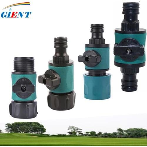 Plastic Valve With Quick Connector Agriculture Garden Watering Prolong Hose Irrigation Pipe Fittings Hose Adapter Switch Adapter