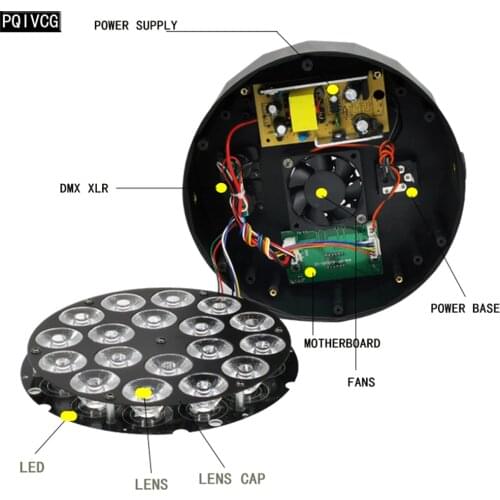 Stage Led 18x12w RGBW 4in1 Par Light DIY Accessories Par Light Component