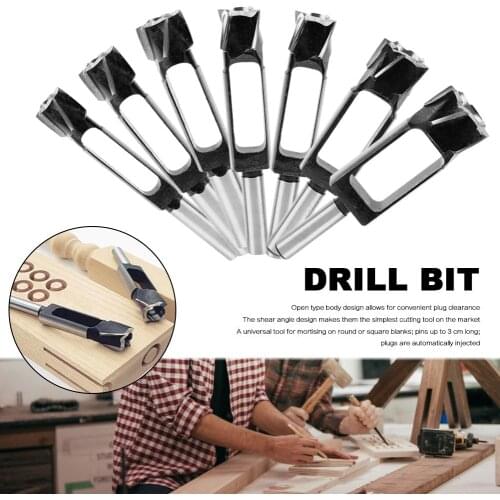 Woodworking Drill Bit High Speed Steel Hole Saw Drill Bit Auger Mortising Chisel Carve Woodworking Tool