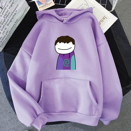 Karl Jacobs Hoodie Men Fashion Loose Dream Merch Casaul Tops Oversize Hoody Sweatshirt Women Regular Pullover sudaderas Hoodies