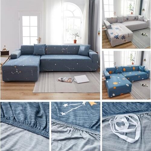 XAXA High Elastic Living Room Sofa Cover Lattice Corner Chair Sofa Slipcover Home Decoration 1/2/3/4 Seat Covers