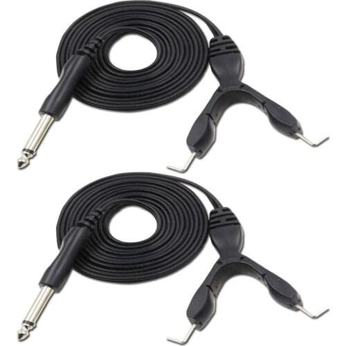 Yuelong 2Pcs 6.5Ft (1.8M) Tattoo Clip Cords Premium Silicone Soft Wire Works With Tattoo Machine Tattoo Power Supply Tattoo Kits