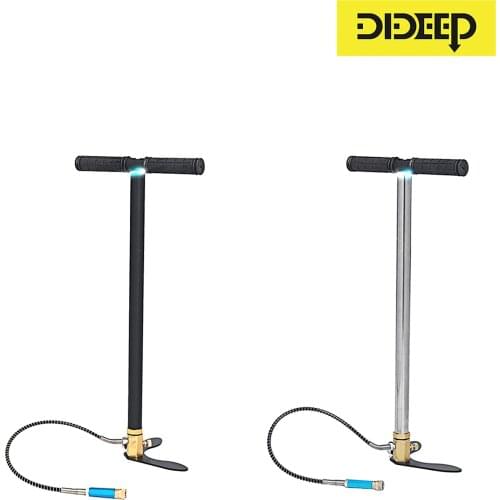 DIDEEP For Scuba Diving Spare Tank Hand Pump Portable Oxygen Air Tank Hand Operated Pump Spare Underwater Breathing Accessories