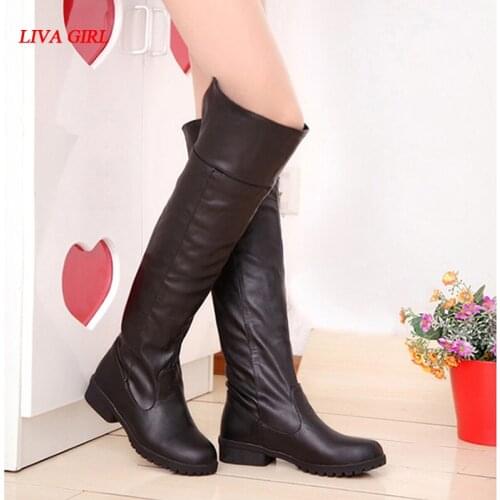 2021 women Attack on Titan cosplay long boots Shingeki no Kyojin Over-the-Knee boots Eren Jaeger Ackerman Shoes