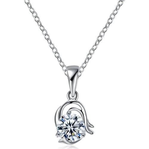 Hot 925 sterling silver jewelry fashion constellation necklace Capricorn pendant female accessories to participate in the party