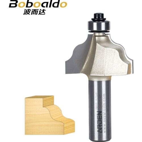 1pcs 1/2 Wavy Mold Bits Arden Router Bit Two flute cutters bearing an unusual and decorative edge mold