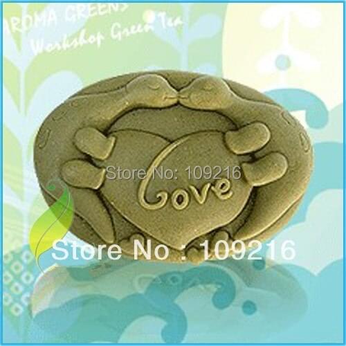 1pcs Dinosaur with Kiss(50391) Silicone Handmade Soap Mold Crafts DIY Mold