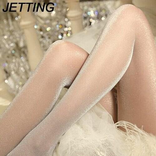 1pcs Sexy Women Transparent Oil Shiny Glossy Stockings Sheer Sexy Glossy Stocking Womens Oil Shiny Pantyhose Tight