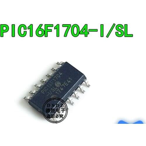 10PCS PIC16F1704-I/SL SOIC14 PIC16F1704 new