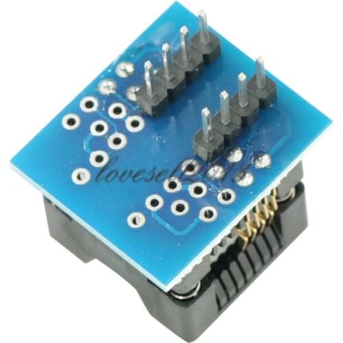 150mil SOIC8 SOP8 to DIP8 EZ Programmer Adapter Socket Converter Diy Kit Electronic PCB Board Module