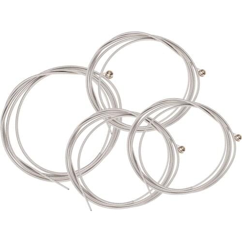 4 Strings Bass Accs Nickel Wound String Steel Ends Ball Nickel-plated Gauge