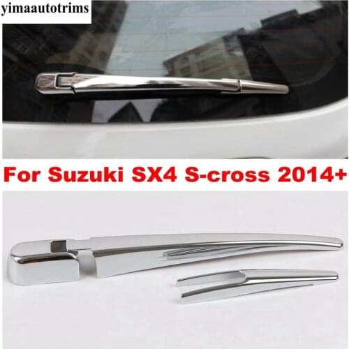 Accessories For Suzuki SX4 S-cross 2014 - 2020 Rear Windshield Wiper Window Wiper Rain Cover Auto Parts Exterior Refit Kit ABS