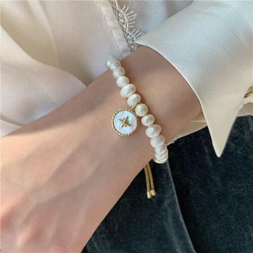 Bracelet for Women Fashion Irregular Freshwater Pearl Bracelet Friendship Gift Jewelry Accessories Wholesale