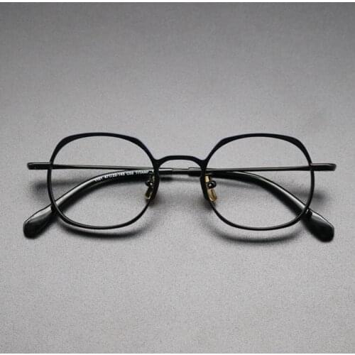 Designer glasses pure titanium glasses frame mens ultra-light small glasses frame women order myopia glasses degrees