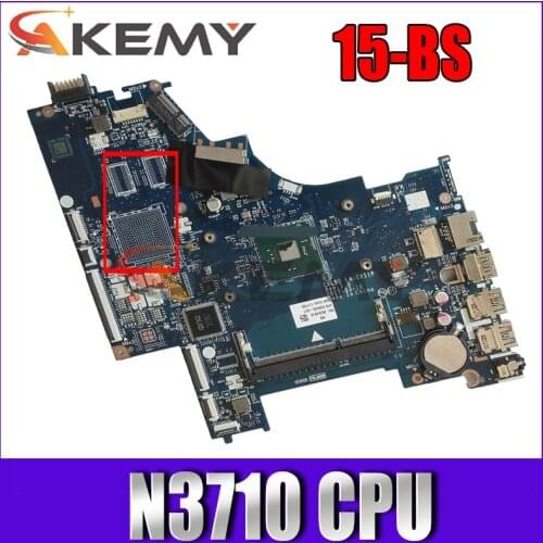 For HP 15-BS Series Laptop Motherboard 924754-601 924754-501 924754-001 CSL50/CSL52 LA-E811P W/N3710 CPU 100% Tested Fast Ship