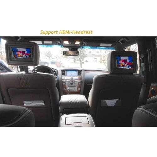 For Infiniti QX80 Armada Vertical Screen Car GPS Radio Multimedia Player For Nissan Patrol Y62 Newest Android 10.0 DSP Unit