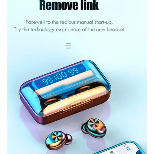 F9 TWS Earphones Wireless Headphones Bluetooth Earphone 8d Touch Headset Music Earbuds Sport Ear Buds Bass Ear Phones With Mic