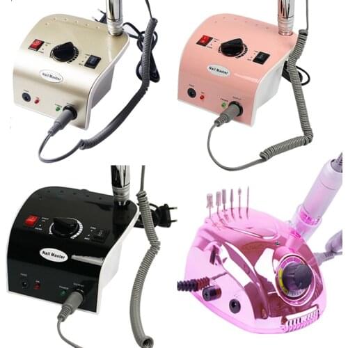65W Electric Nail Drill Manicure Machine 35000RPM Milling Cutter Pedicure Drill Bits Kit Electric File Salon Use Nail Art Tools