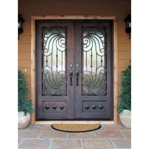 Hench 100% steels metal iron front doors for sale hc20