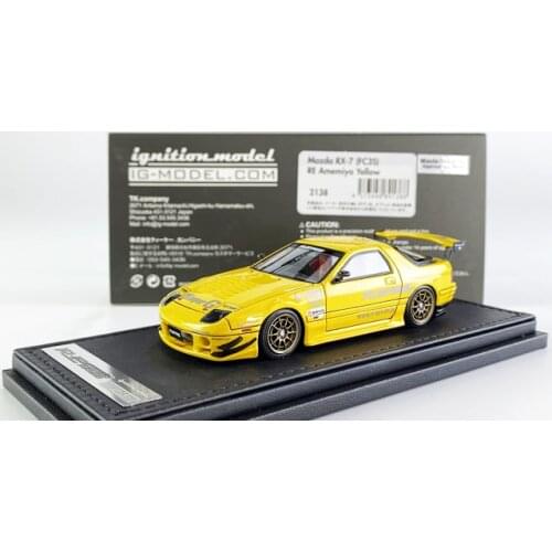 IG 1:43 Mazda RX-7 (FC3S) RE Amemiya Resin Model Car