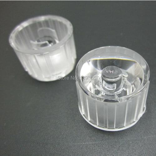 Free shipping 100pcs dia20mm waterproof clearly led lens holder 15//30/45/60/90/120 degree led collimator lens