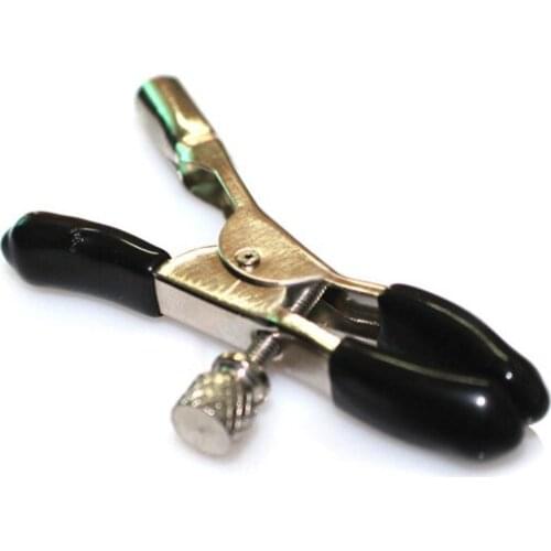 2 PC Flirt Sex Toys For Couples Metal Nipple Clamps Fetish Breast Clip Clit Massager pinzas pezones